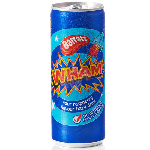 Wham Tangy Sour Raspberry Fizzy Drink 250ml - Case