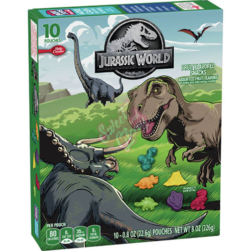 Betty Crocker Jurassic World Fruit Snacks 226g - Case