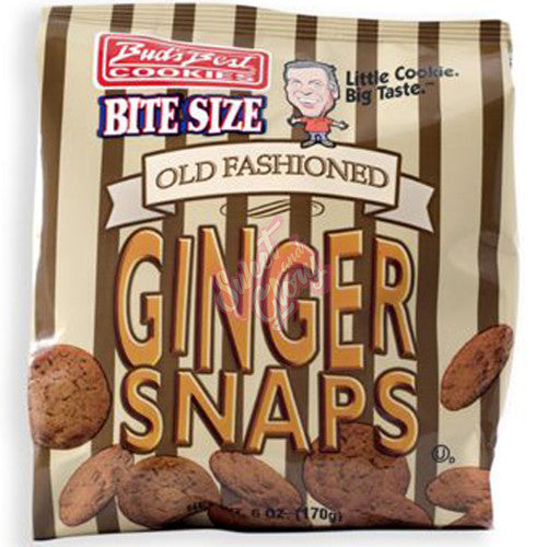 Buds Best Bite Size Ginger Snaps 170g - Case