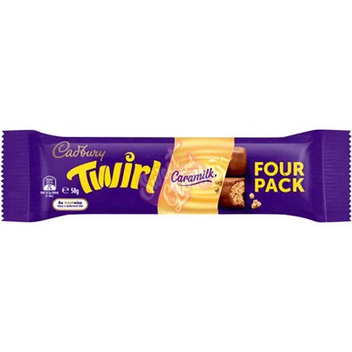 Cadbury's Caramilk Twirl King Size Chocolate Bar AUS 58g - Inner