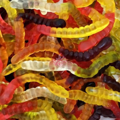 Haribo Gloeiwormen (Glowworms) 1kg - Inner