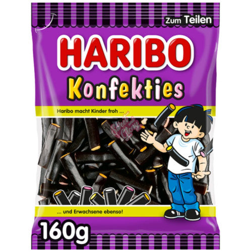 Haribo Konfekties (Liquorice Fondant) 160g - Case