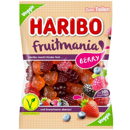 Haribo Fruitmania Berry 160g - Case