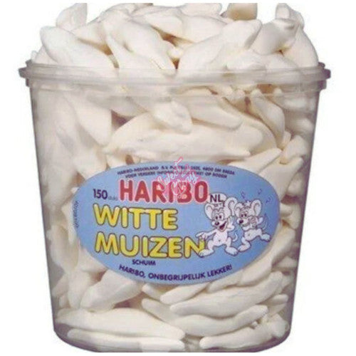 Haribo Witte Muizen (White Mice) 1050g - Inner