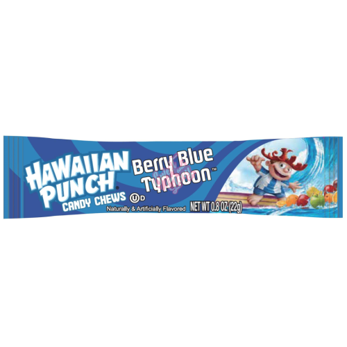 Hawaiian Punch Chew Bar Berry Blue Typhoon 23g - Inner
