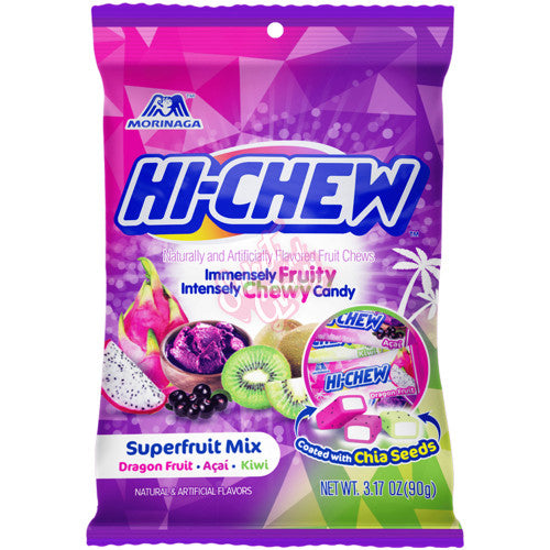 Hi Chew Superfruit Mix Peg Bag 90g - Case