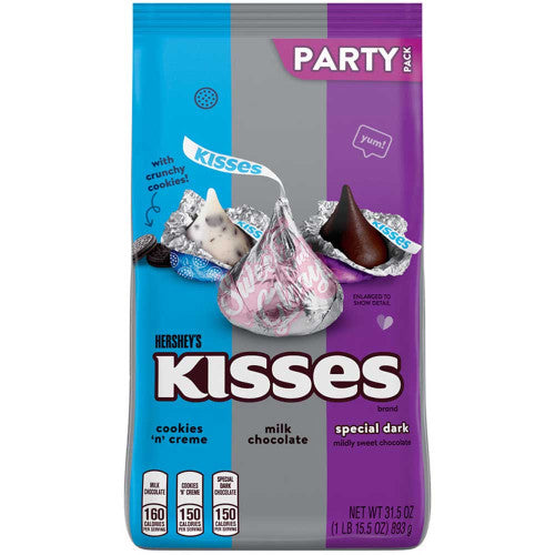 Hershey's Kisses Assorted Chocolate Party Bag 893g Bag - Inner
