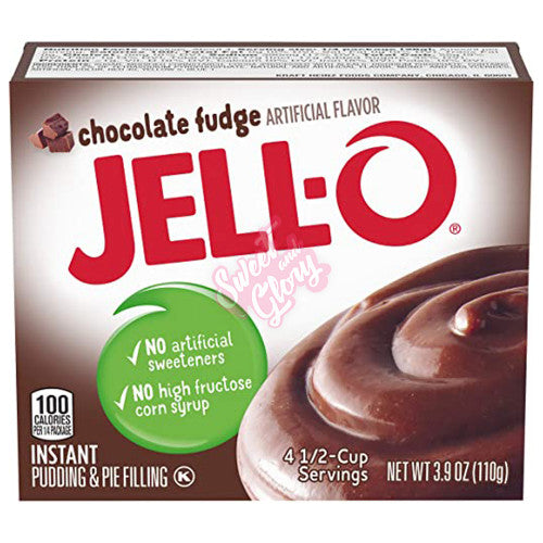 Jell-O Instant Pudding Chocolate Fudge 111g - Case