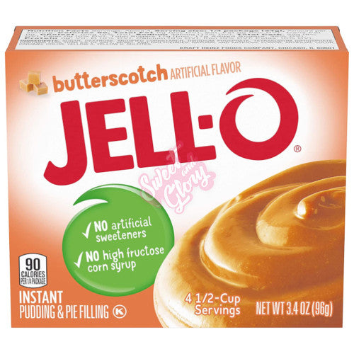 Jell-O Instant Pudding Butterscotch 96g - Case
