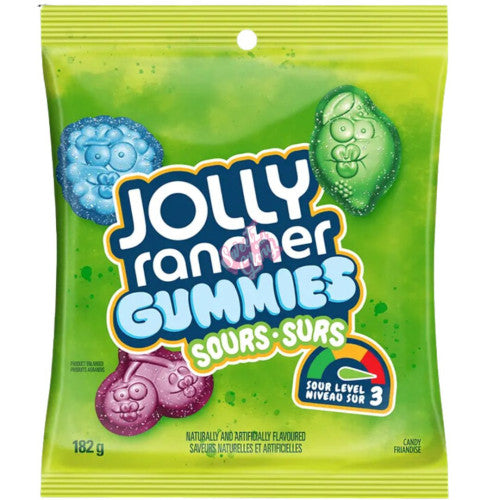 Jolly Rancher Gummies Sours (CAN) 182g - Cas