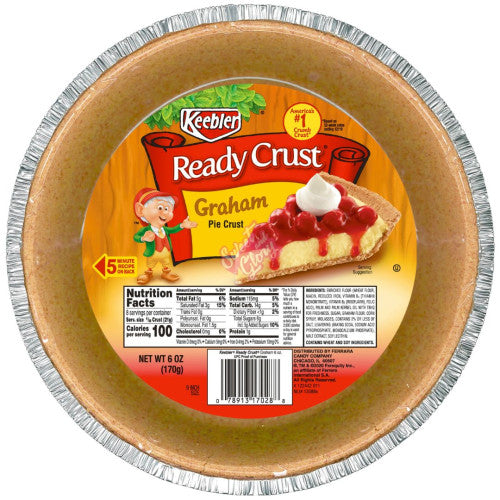 Keebler Graham Pie Crust 170g - Case