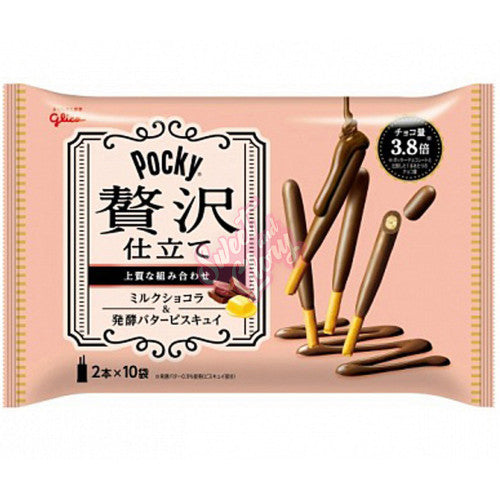 Glico Pocky Zeitaku Milk Chocolate & Butter (Japan) 120g - Inner
