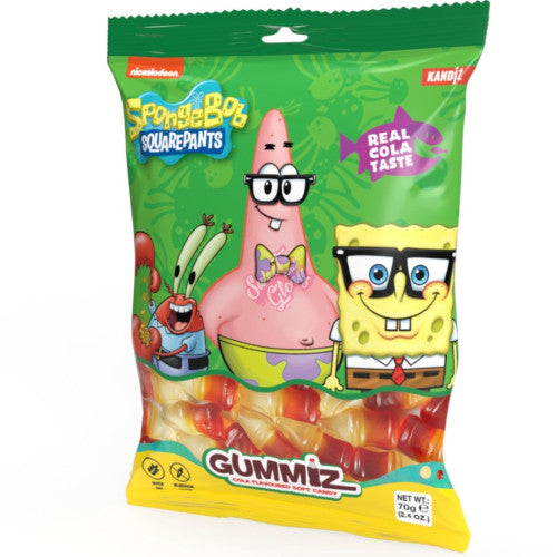 Nickelodeon SpongeBob Gummiz Cola Bottles 70g - Inner