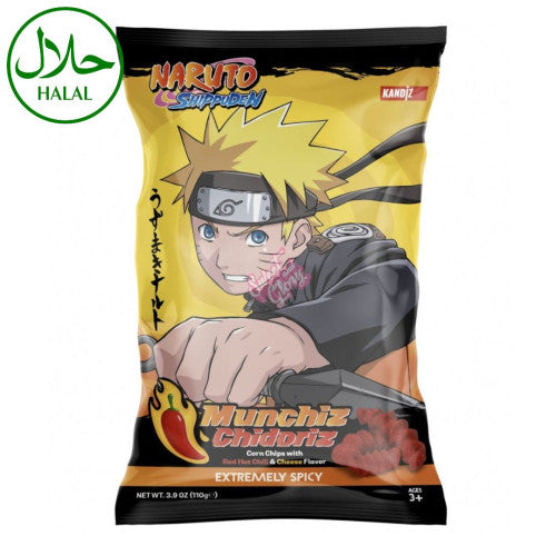 Naruto Munchiz Chidoriz Red Hot Chilli & Cheese 110g - Case