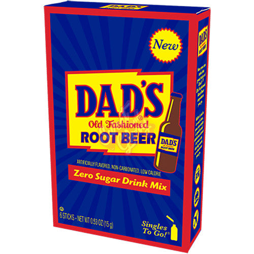 Dads Root Beer Singles to Go 15g - Case
