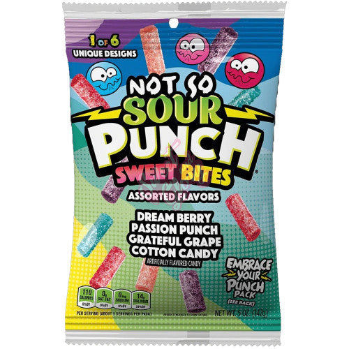 Sour Punch Not So Sour Sweet Bites 142g - Case