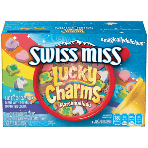 Swiss Miss Cocoa with Lucky Charms Marshmallow 260g - Case