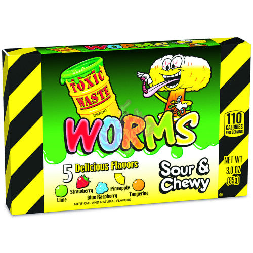 Toxic Waste Worms Theatre 85g - Inner