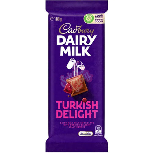 Cadbury's Turkish Delight Chocolate AUS 180g - Inner
