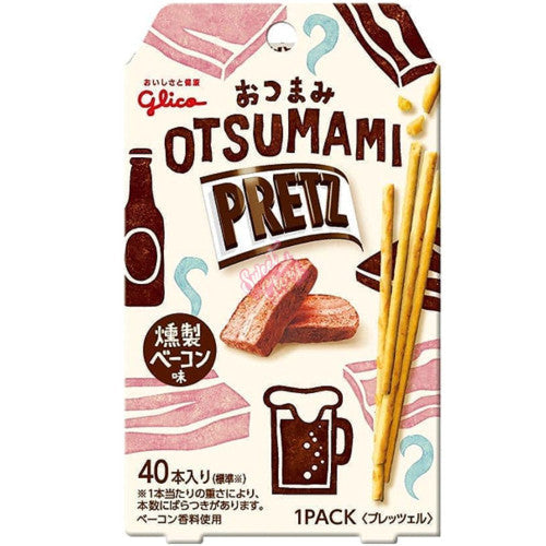 Glico Otsumami Pretz Smoked Bacon (Japan) 24g - Inner
