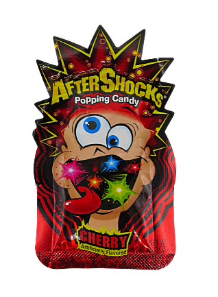 Aftershock Popping Candy Cherry 8.5g - Inner 24 Units