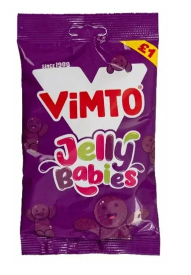 Vimto Jelly Babies 140g £1 PMP Box of 12