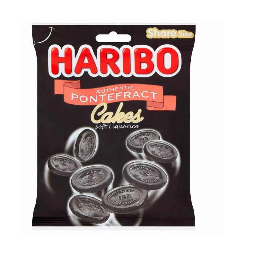 Haribo Pontefract Cakes Bag 160g x 12