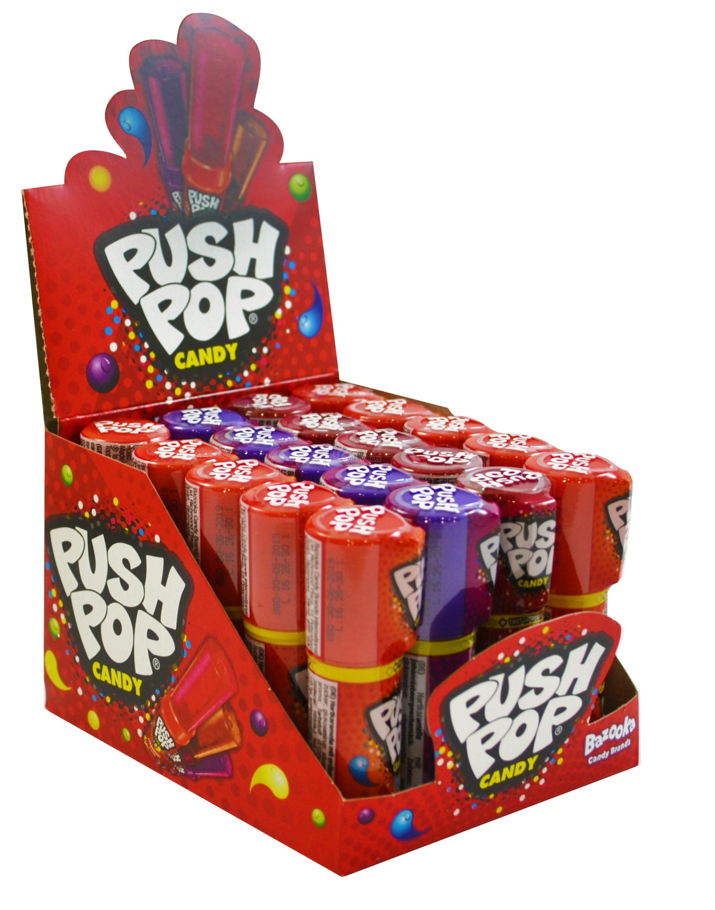 Push Pop Candy Box Of 20