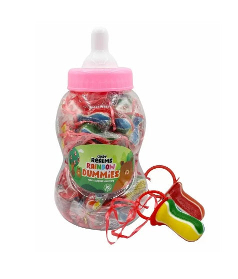 Candy Realms Rainbow Dummies 60g Tub Of 30