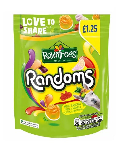 Rowntree's Randoms Share Pouch 120g £1.25 PMP x 10