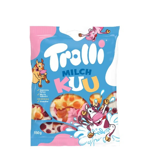 Trolli Milch Kuh Bag 150g Case of 18